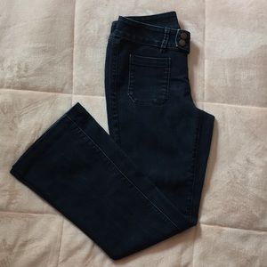 70s style wide leg jeans